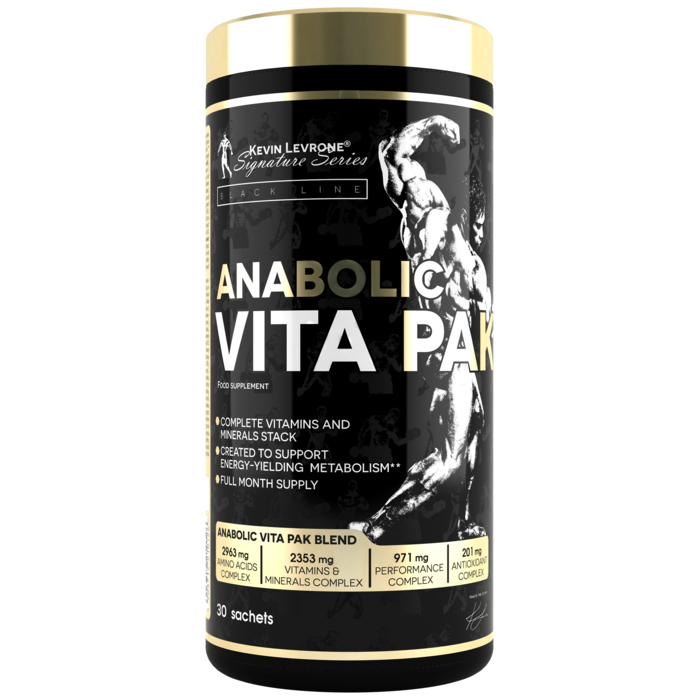 Kevin Levrone ANABOLIC VITA PAK 30 sachets 5903719210126 | 96345-CPWE Levrone Black | 96345-CPWE