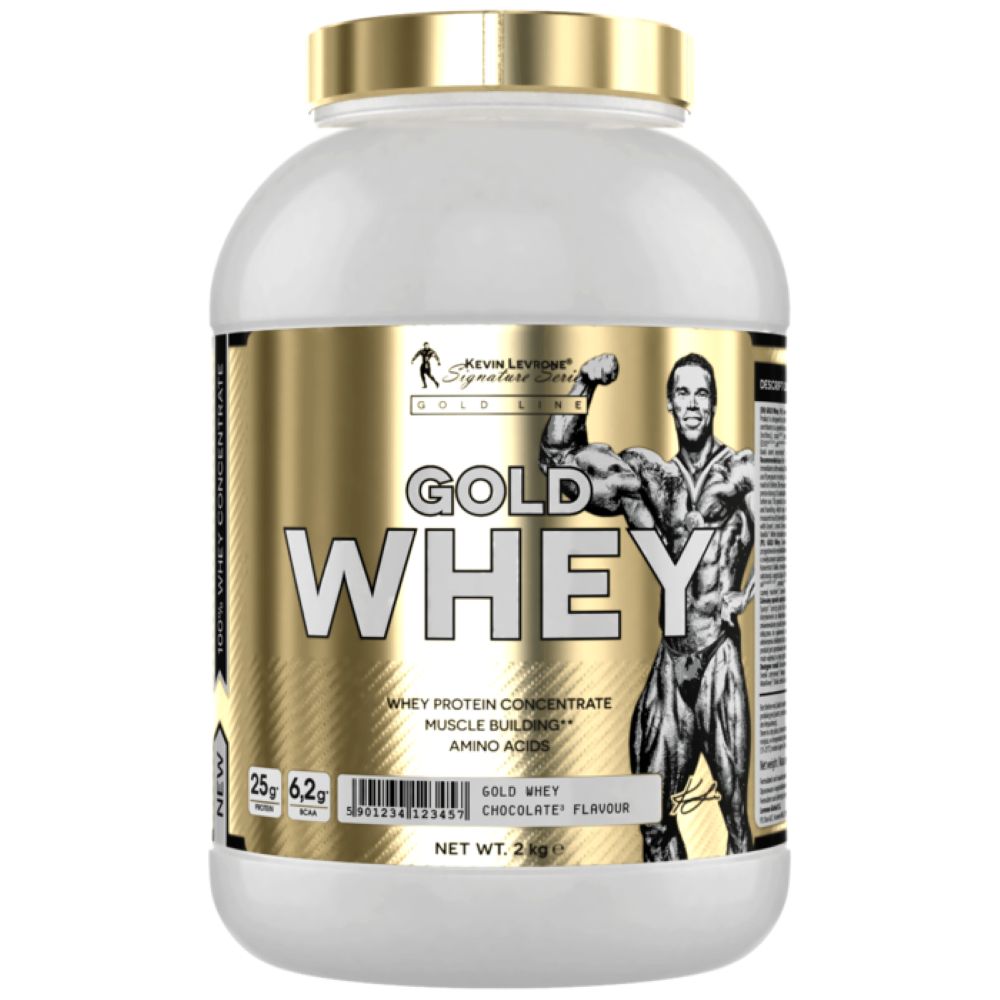 Kevin Levrone 100% Gold Whey, 2 Kg, High-Quality Whey Protein Concentrate | 81290-RIBA Levrone Gold | 81290-RIBA