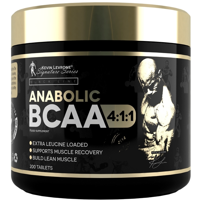 Kevin Levrone ANABOLIC BCAA 4:1:1 200 tablets | 98562-JHQU Levrone Black | 98562-JHQU