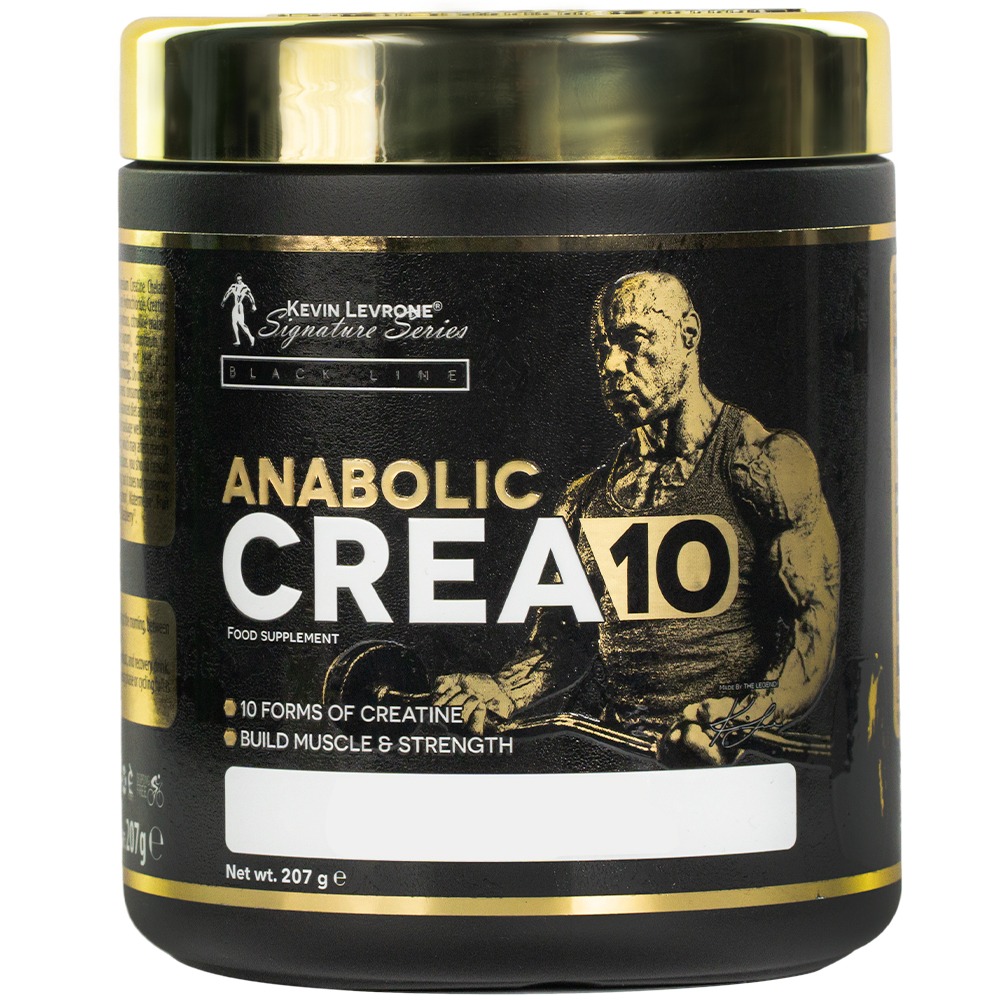 Kevin Levrone Anabolic Crea10, 207 G, Contains 10 Kinds of Creatine | 04927-ZGYS Levrone Black | 04927-ZGYS