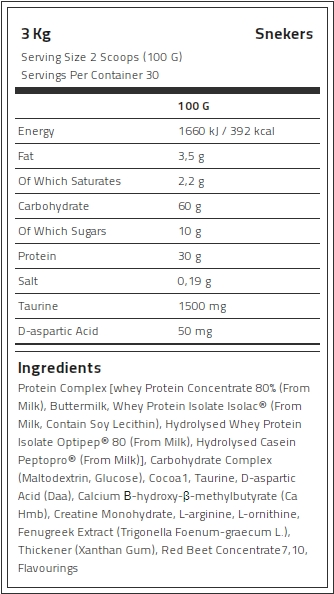 Kevin Levrone Anabolic Mass, 3 Kg, Contributes to a Growth in Muscle Mass | 43890-WYME Levrone Black | 43890-WYME