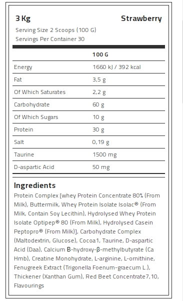 Kevin Levrone Anabolic Mass, 3 Kg, Contributes to a Growth in Muscle Mass | 43890-WYME Levrone Black | 43890-WYME