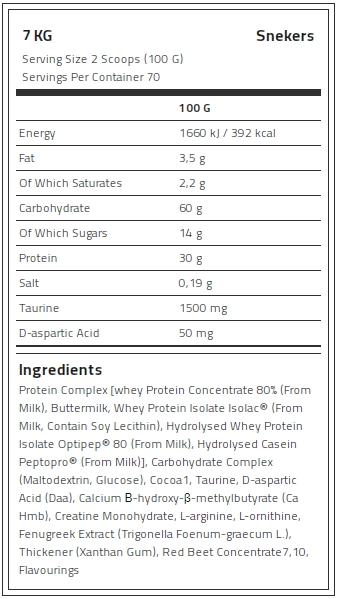 Kevin Levrone Anabolic Mass, 7 Kg, Contributes to a Growth in Muscle Mass | 48052-PMYV Levrone Black | 48052-PMYV
