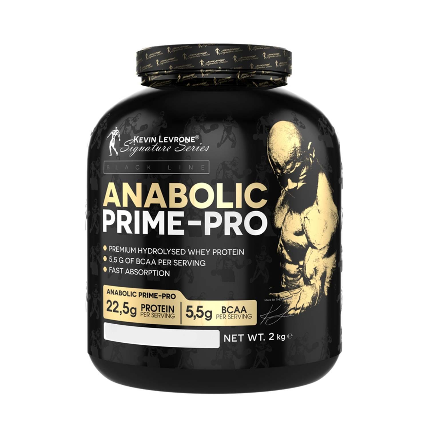 Kevin Levrone Anabolic Prime Pro Whey, 2 Kg, Premium Hydrolyzed Whey Protein | 40162-IDOW Levrone Black | 40162-IDOW