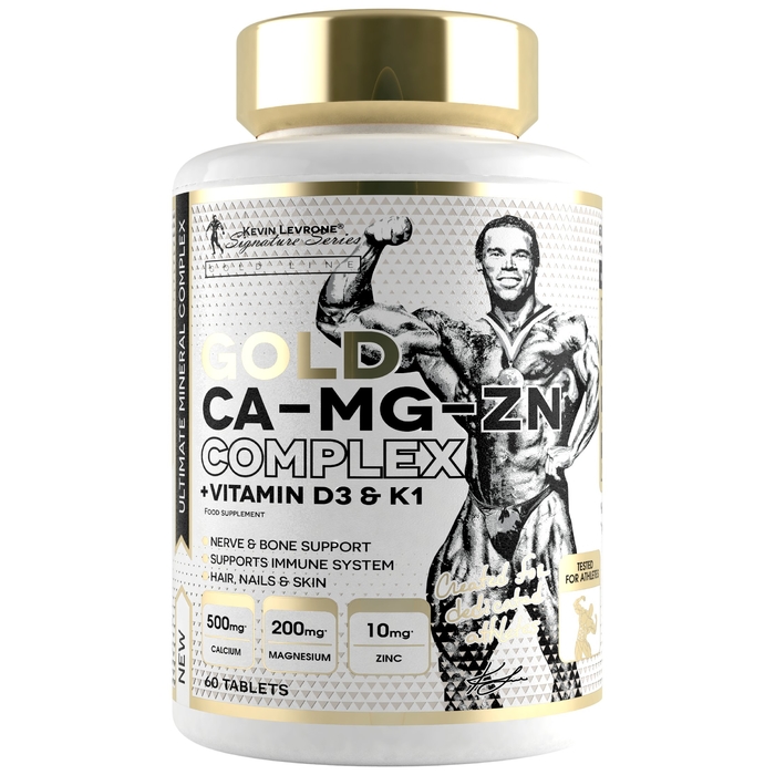 Kevin Levrone GOLD CA-MG-ZN COMPLEX 60 tablets | 07521-BQHO Levrone Gold | 07521-BQHO