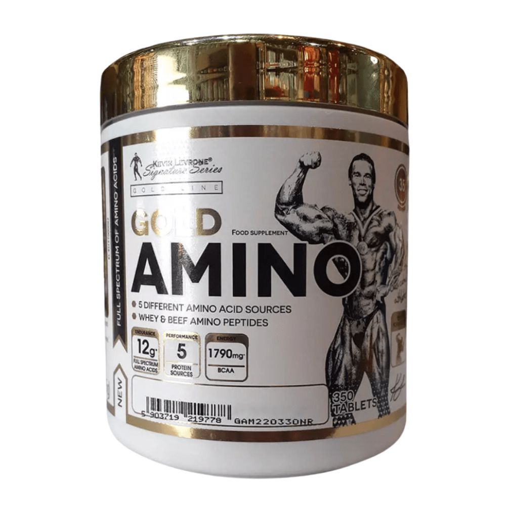 Kevin Levrone Gold Amino, 350 Tablets, 5 Different Amino Acid Sources, Increased Stamina | 32947-GUKF Levrone Gold | 32947-GUKF