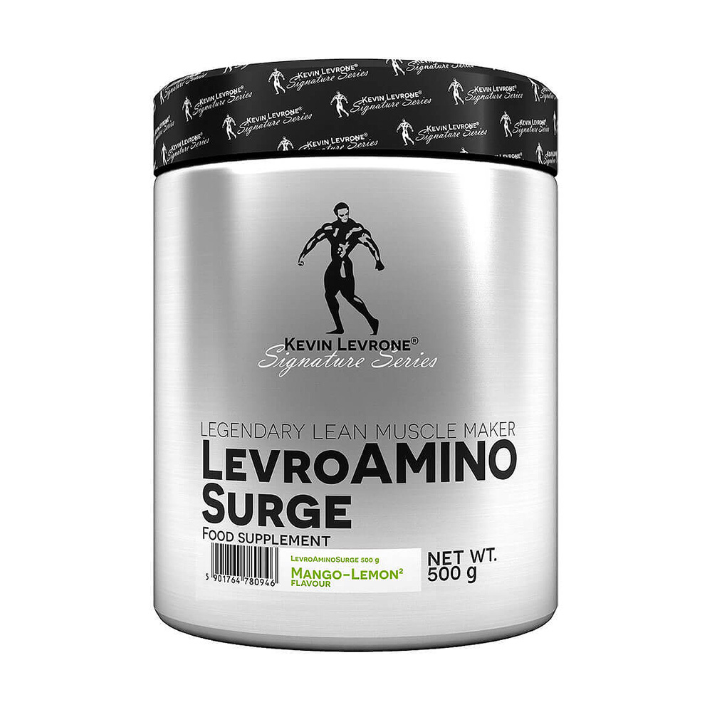 Kevin Levrone Levro Amino Surge, Mango Lemon, 500 Gm, Multi-ingredient Composition of Amino Acids | 01563-QLCY Levrone Silver | 01563-QLCY