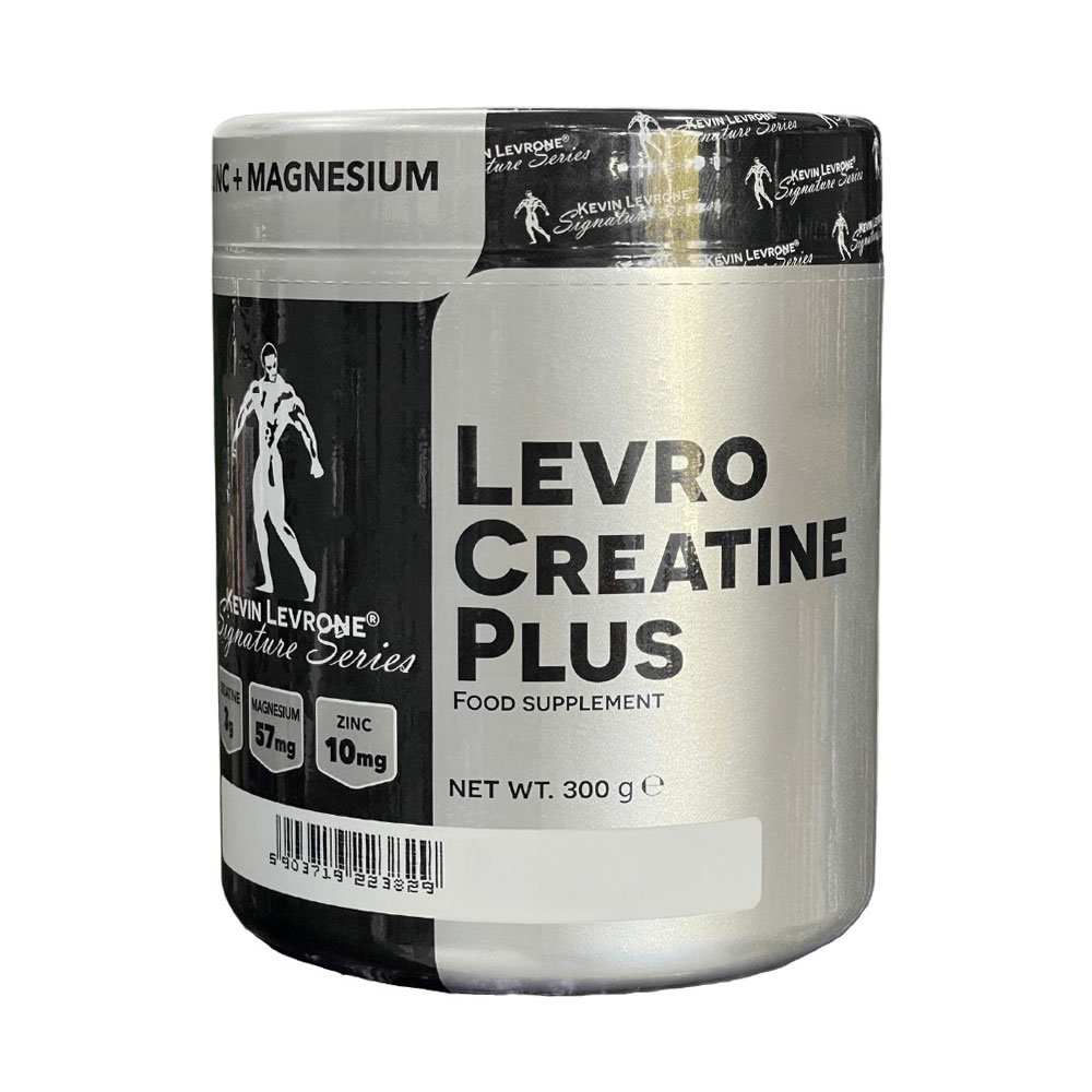 Kevin Levrone Levro Creatine Plus, Unflavored, 300 Gm, 3g Creatine Monohydrate High Purity | 01857-CMVX Levrone Silver | 01857-CMVX