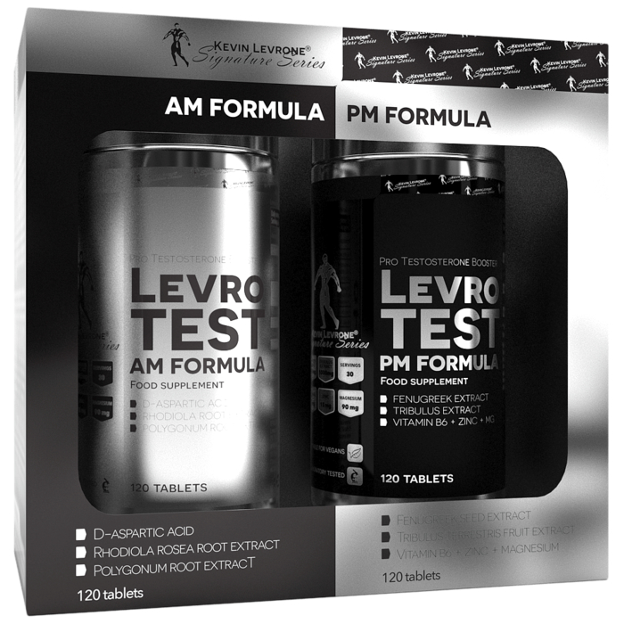 Kevin Levrone Levro Test (AM PM formula) 240 (2x120) tabs 5903719237260 | 97654-SMPN Levrone Silver | 97654-SMPN