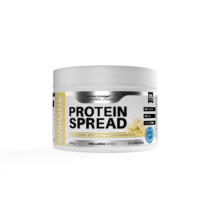 Kevin Levrone Levrone Unique Protein Spread 500g White chocolate Crunchy 5903719205061 | 48260-NITJ Levrone Wellness | 48260-NITJ