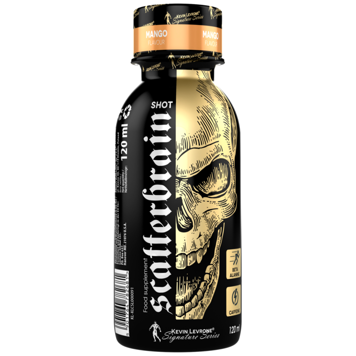 Kevin Levrone SCATTERBRAIN SHOT 120 ml (energy drink) 5903719229197 | 27436-UXMC Levrone Black | 27436-UXMC