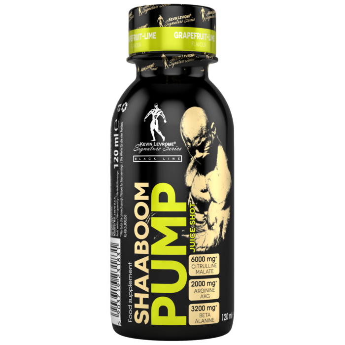 Kevin Levrone SHAABOOM PUMP JUICE SHOT 120 ml (energy drink) 5903719231831 | 24359-IXBC Levrone Black | 24359-IXBC