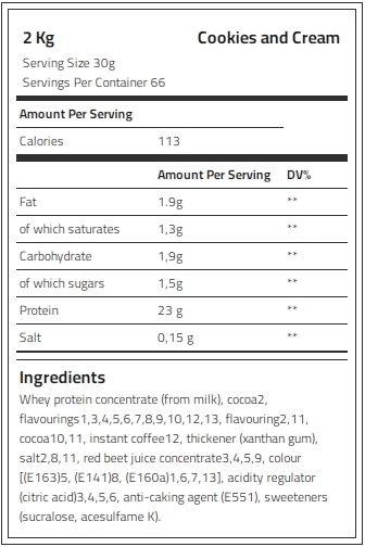 Kevin Levrone Whey Supreme, Vanilla, 2 Kg, Support Strength, Support Recovery | 24531-MFIQ Levrone Silver | 24531-MFIQ